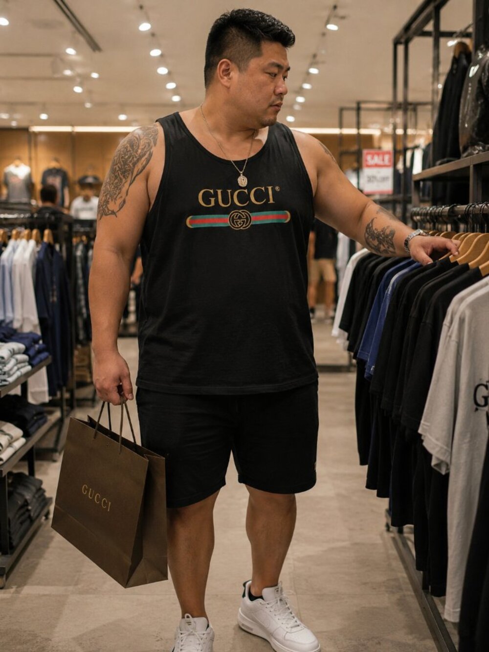 Mens GUCCI Tank Top